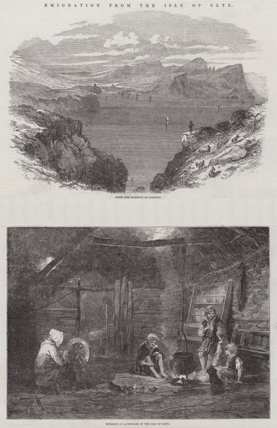 Auswanderung von der Isle of Skye von Samuel Read